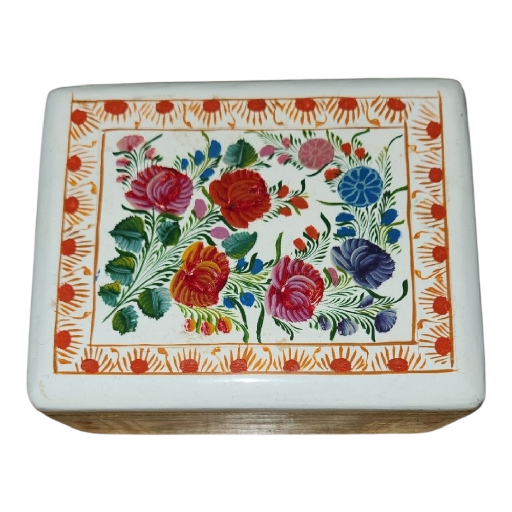 Vibrant Floral Decorative Box